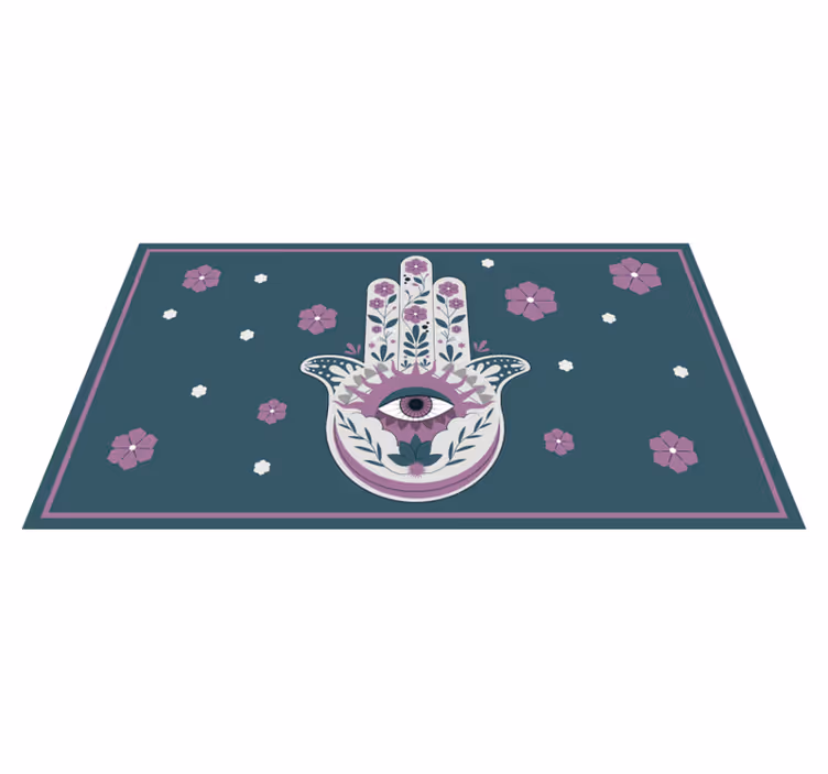 Fatimina ročna podloga za jogo mandala vinilna preproga - TenStickers