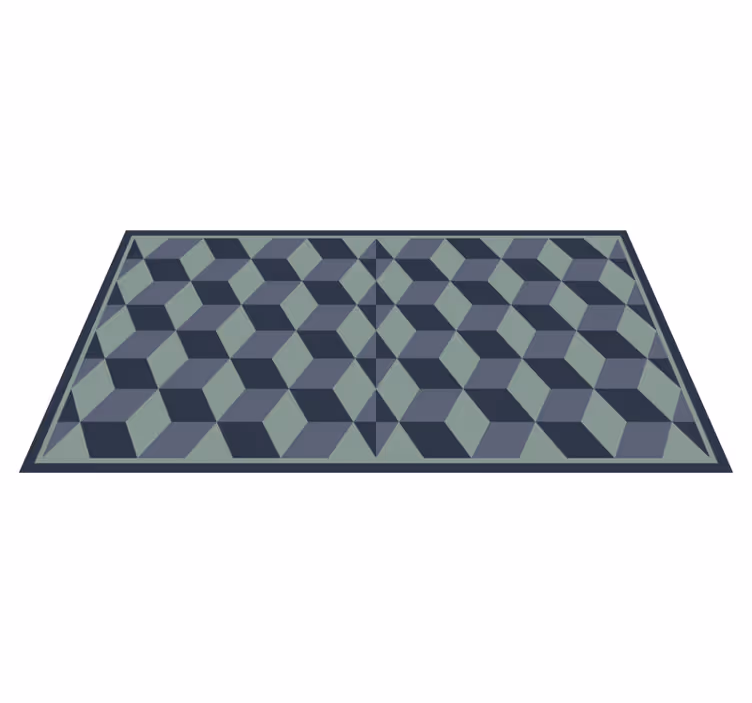 Cubic pattern play vinilne preproge z geometrijskimi vzorci - TenStickers