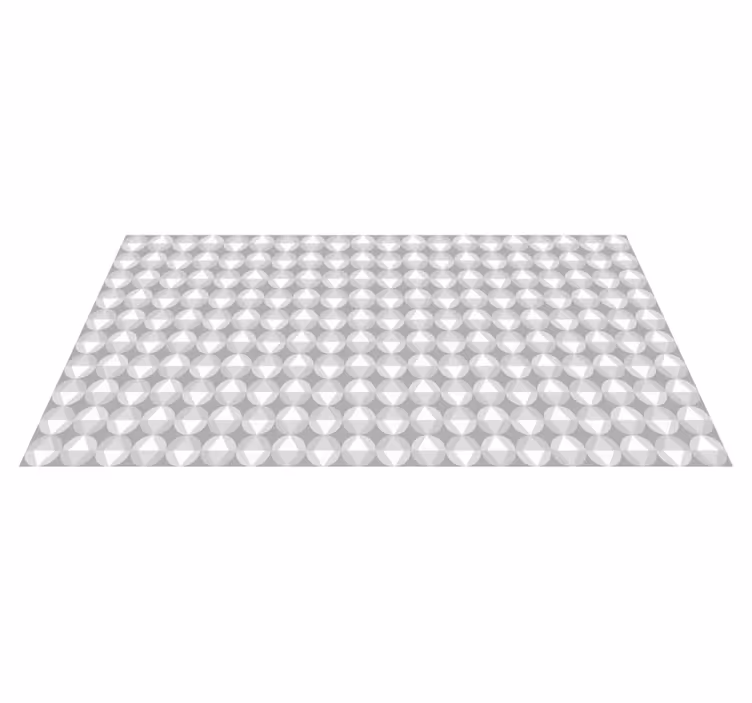Okrogel geometrijski motiv Vinilna mozaik preproga - TenStickers