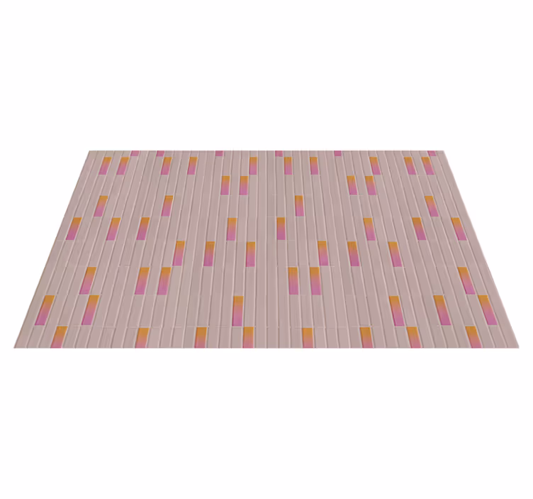 Pink gradient blocks vinilna talna obloga ploščice - TenStickers