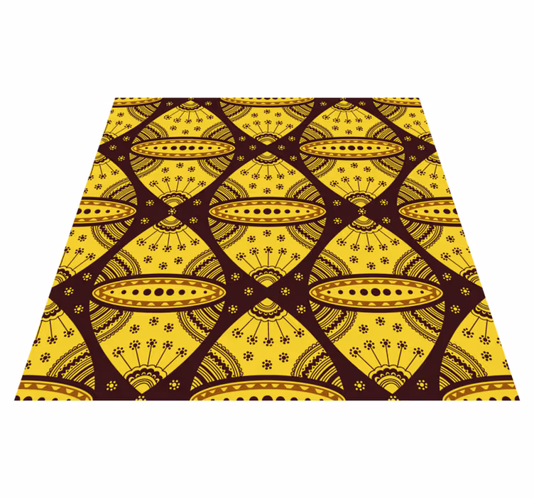 Simetrija, ki jo navdihuje mandala Vinilna preproga mandala - TenStickers