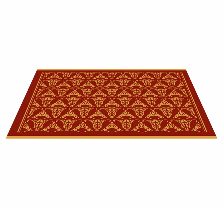 Eleganco, ki jo navdihuje mandala Vintage vinilna preproga - TenStickers