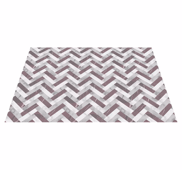 Vinilne preproge z geometrijskimi vzorci chevron vzorci - TenStickers