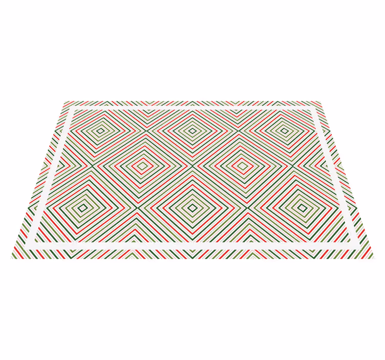 Vinilne preproge z geometrijskimi vzorci diamantni vzorci - TenStickers