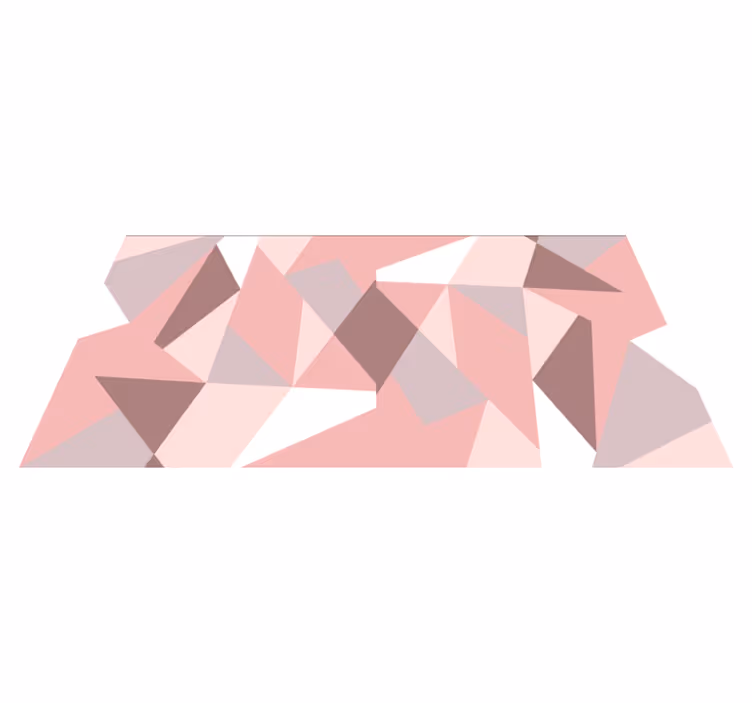 Vinilne preproge z geometrijskimi vzorci triangularni vzorci - TenStickers