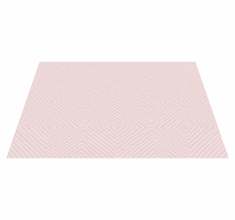 Diagonalni diamanti Vinilne preproge z geometrijskimi vzorci - TenStickers