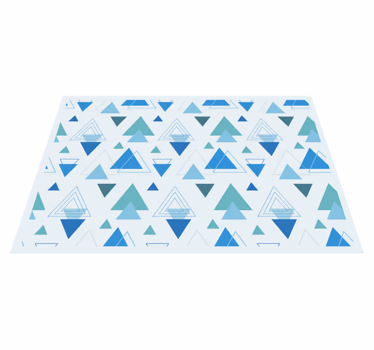 Vinilne preproge z geometrijskimi vzorci triangli - TenStickers