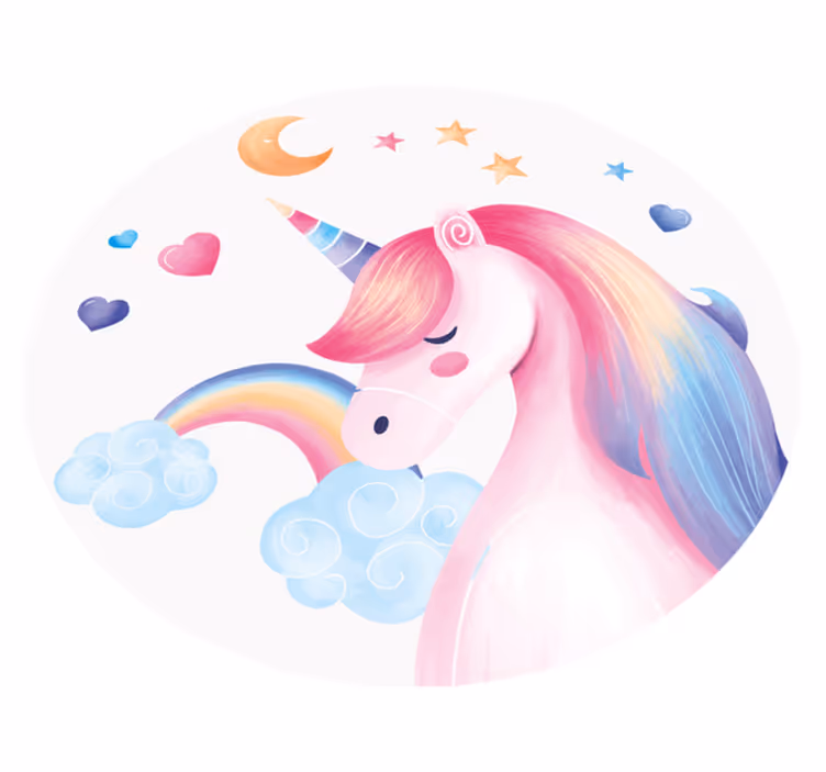 Fantazija samoroga Vinilne preproge v drugih vzorcih - TenStickers