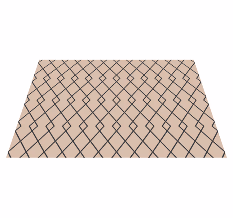 Graceful diamond motif vinilne preproge z vzorci - TenStickers