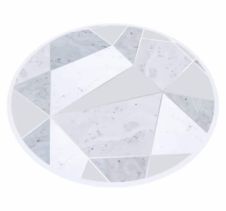 Marmorni geometrijski Marmorna vinilna preproga - TenStickers