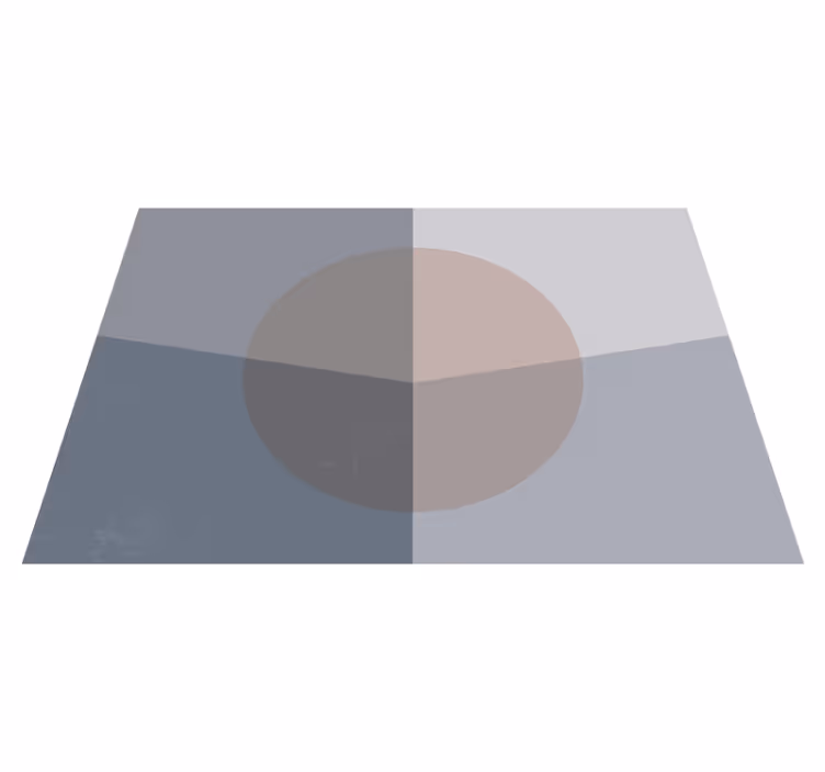 Vinilne preproge z geometrijskimi vzorci prekrivni krogi - TenStickers