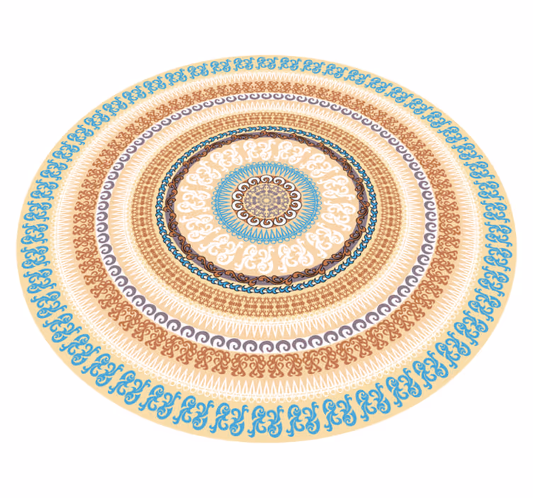 Vzorec kroga mandale Vinilna preproga mandala - TenStickers