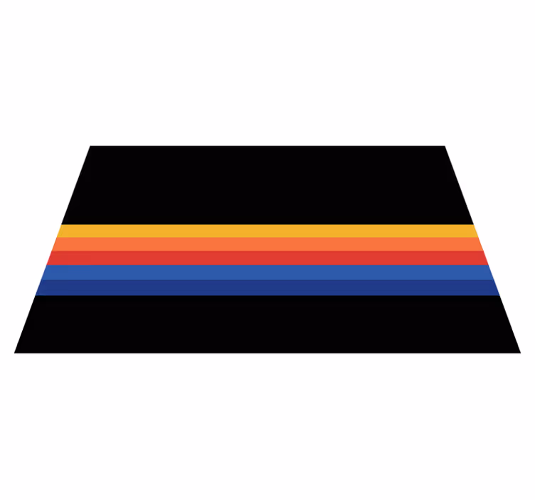 Minimalističen črtast naglas Vinilna preproga s črtami - TenStickers