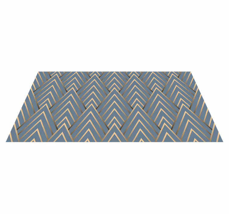 Vinilne preproge z geometrijskimi vzorci chevron - TenStickers
