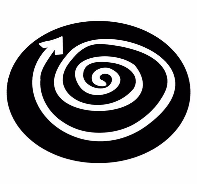 Spiralna preproga najstniška vinilna preproga - TenStickers