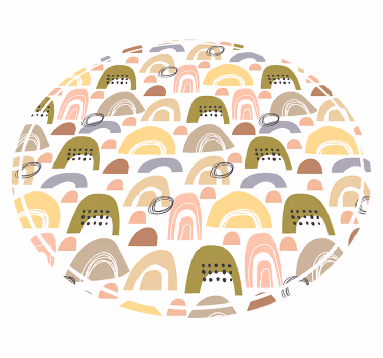 Nordijska mavrična preproga nordijska preproga - TenStickers