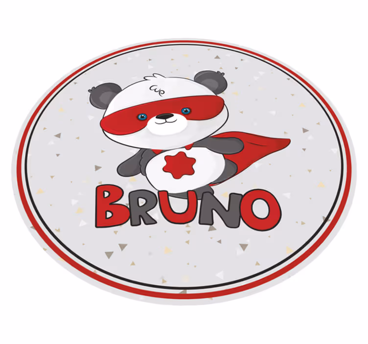 Personalizirana podloga superpanda - TenStickers