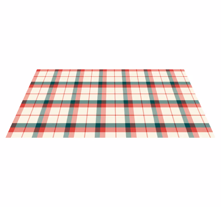 Božične geometrijske podstavki iz tartana - TenStickers