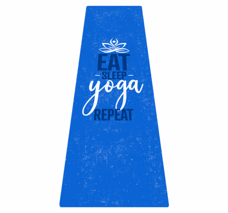 "jej spanje joga ponovi" Mandala talna obloga iz vinila - TenStickers