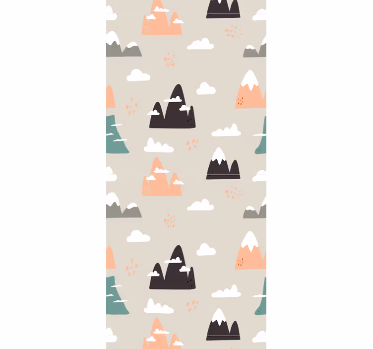 Scandinavian mountains tapete za otroške sobe - TenStickers