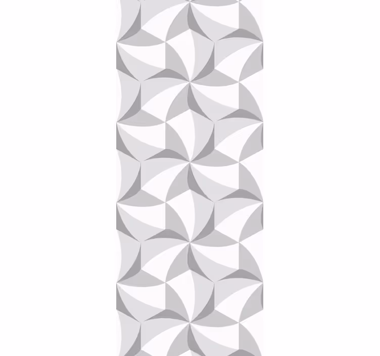 Elegantne sive vzorčaste oblike geometrijski zidni papir - TenStickers