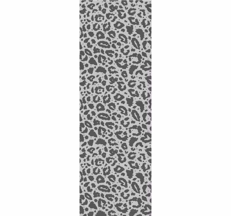Grey print style z leopardovim ozadjem - TenStickers