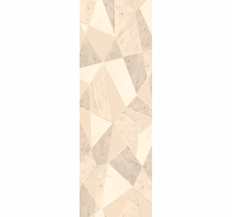 Geometrijski bež motiv tapete z marmornimi vzorci - TenStickers