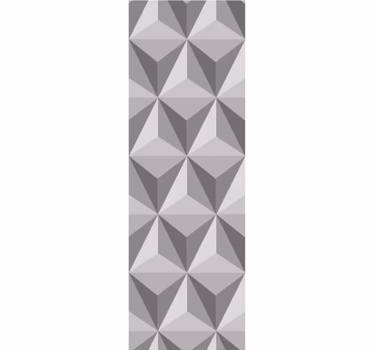 3d vzorec piramide geometrijski zidni papir - TenStickers