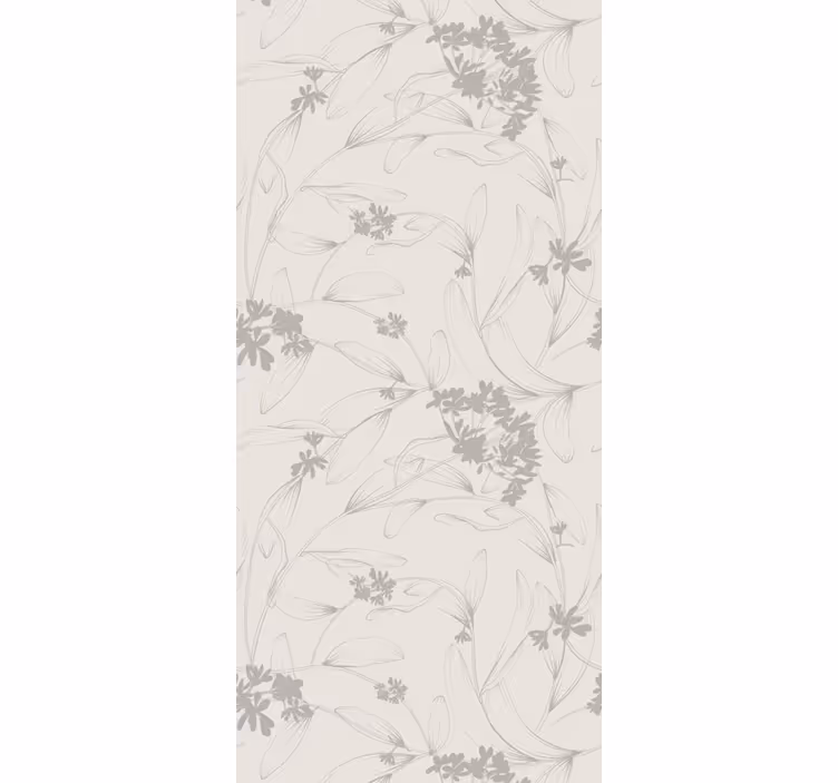 Beige outline pattern tapeta z motivom vrtnice - TenStickers