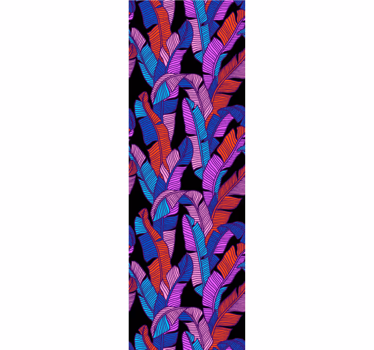 Velik živahen motiv cvetlični ornamentalni zidni papir - TenStickers