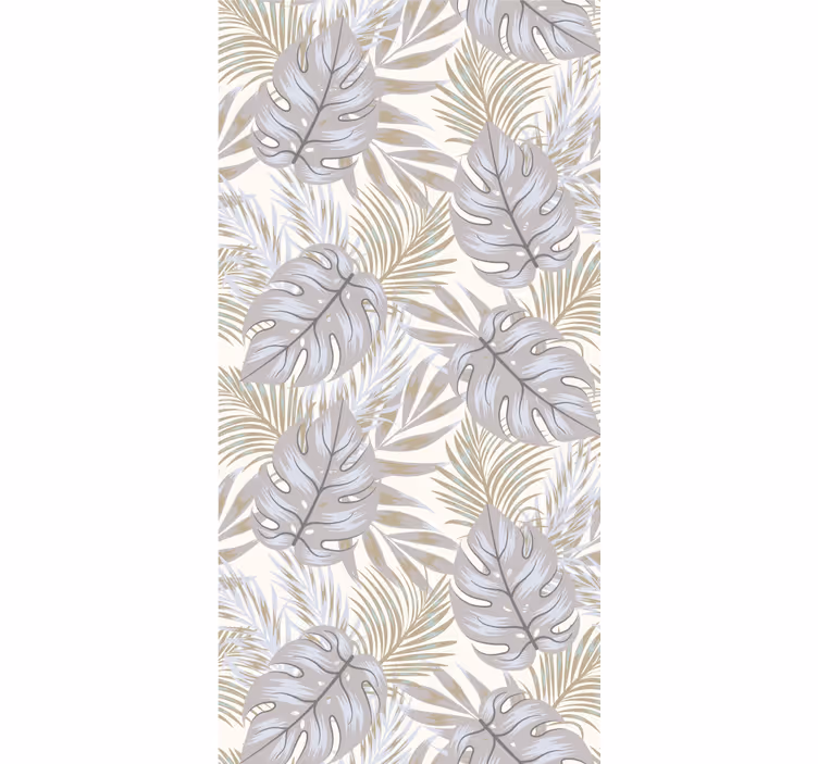 Monstera eleganten motiv tapeta z listi - TenStickers