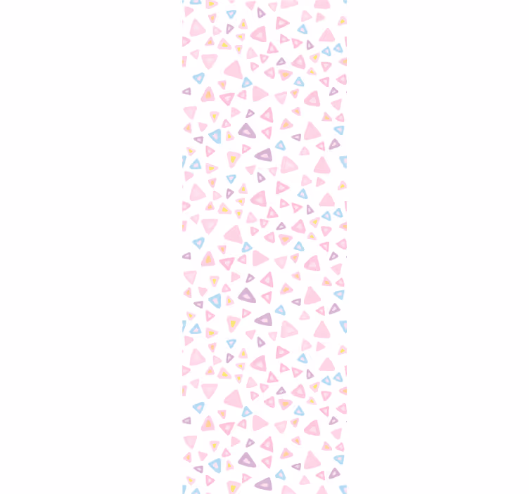 Pastelni trikotni vzorec Trikotniški tapeti - TenStickers