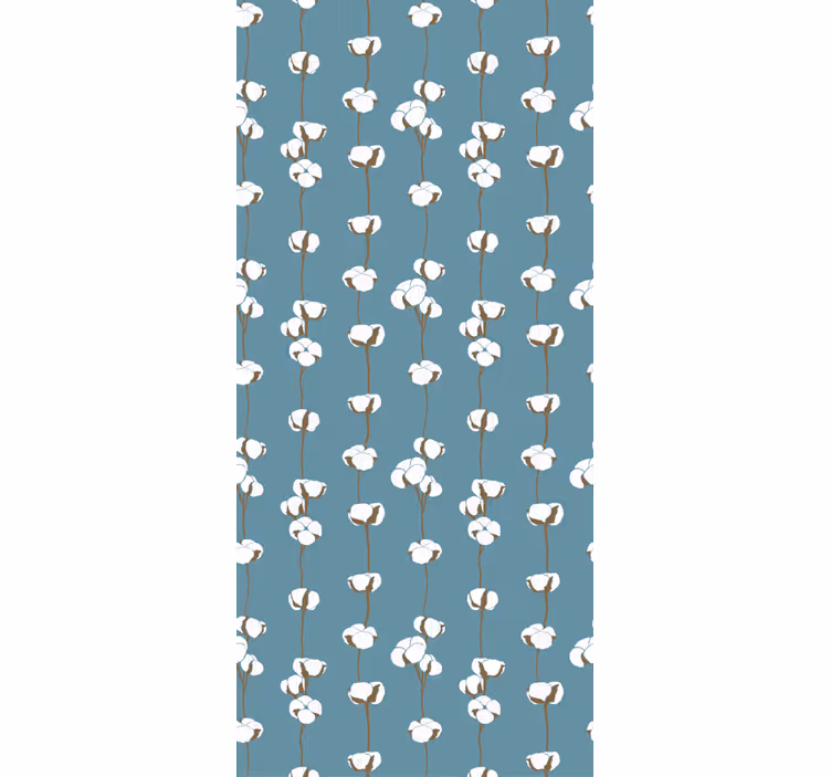 Dainty white pattern tapeta z motivom vrtnice - TenStickers