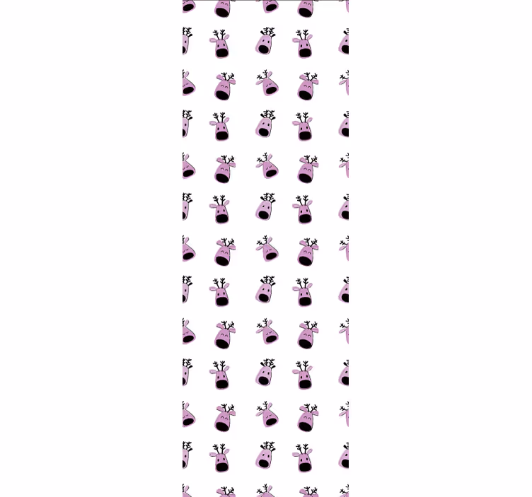 Veseli obrazi severnih jelenov tapeta z živalmi - TenStickers