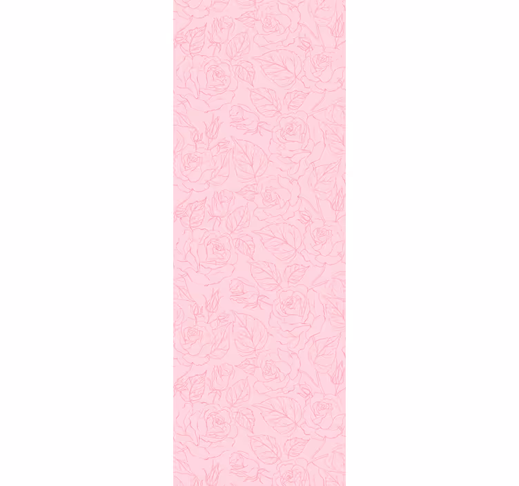 Rose pink background tapeta z motivom vrtnice - TenStickers