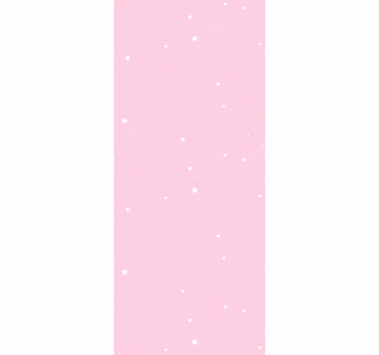 Night pink sky tapeta z zvezdami - TenStickers