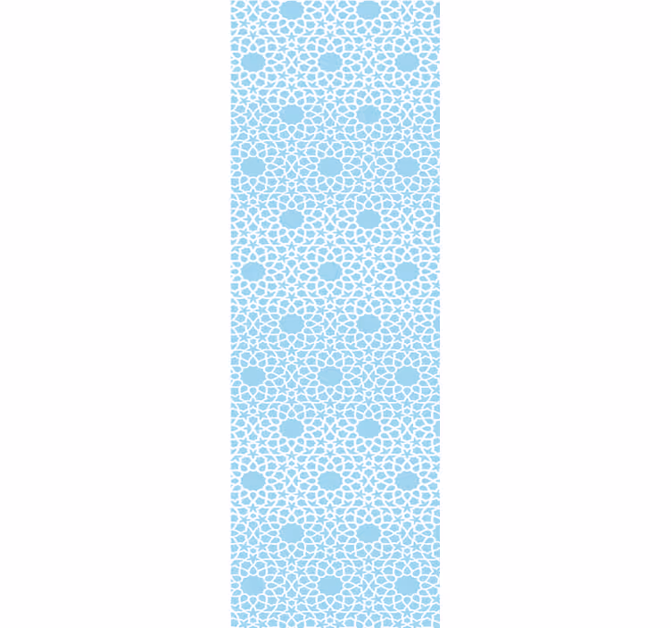 Vzorec cvetličnega kroga cvetlični ornamentalni zidni papir - TenStickers