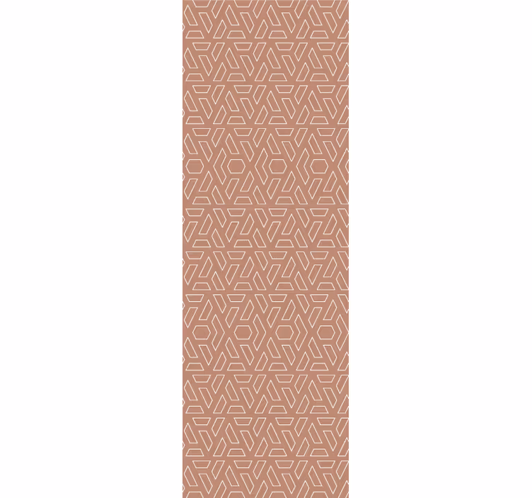 Vzorec abstraktne oblike geometrijski zidni papir - TenStickers