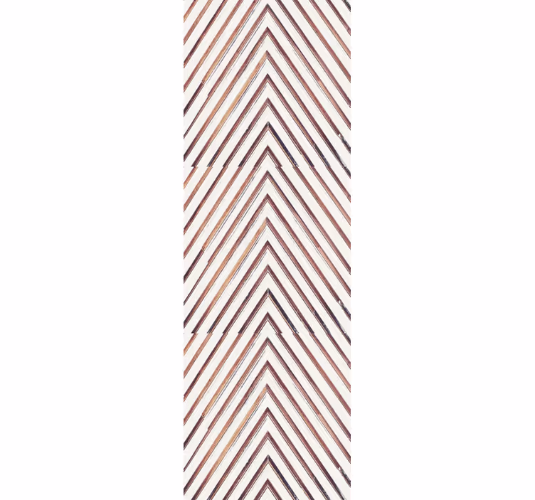 Vzorec ševronske črte geometrijski zidni papir - TenStickers