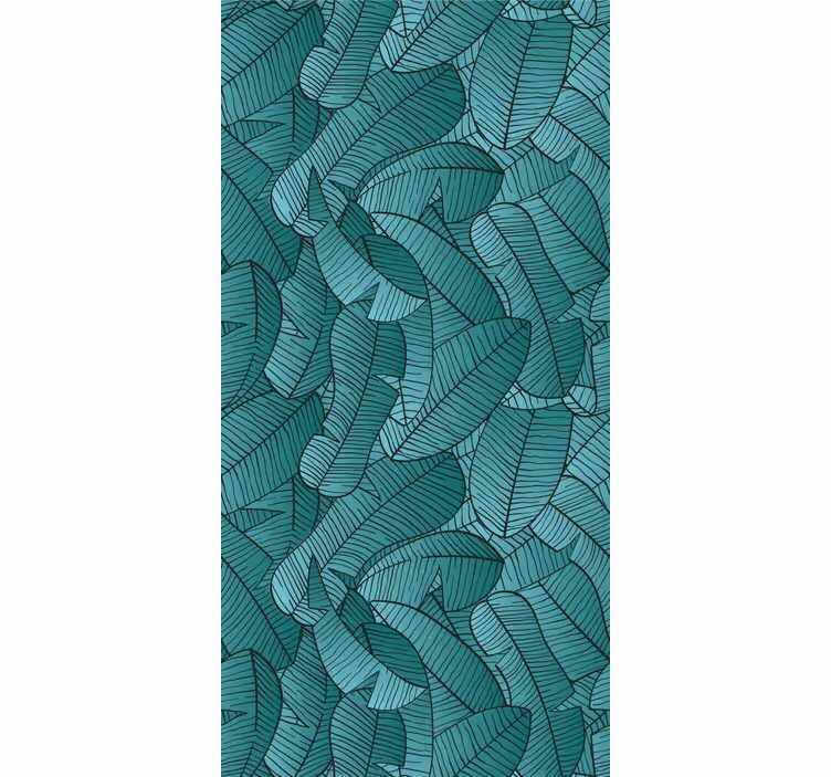 Tropical foliage display tapeta z listi - TenStickers