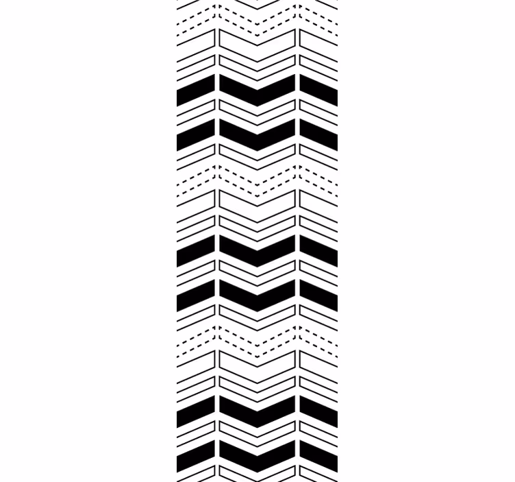 Vzorec ševronskih črt geometrijski zidni papir - TenStickers