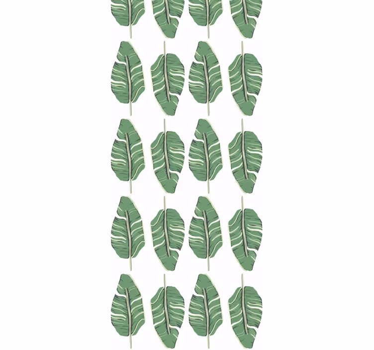 Listnato zelena eleganca tapeta z listi - TenStickers