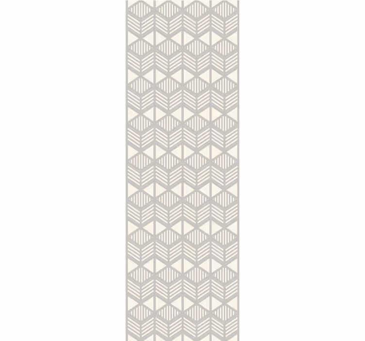 Nevtralna ševronska mreža geometrijski zidni papir - TenStickers