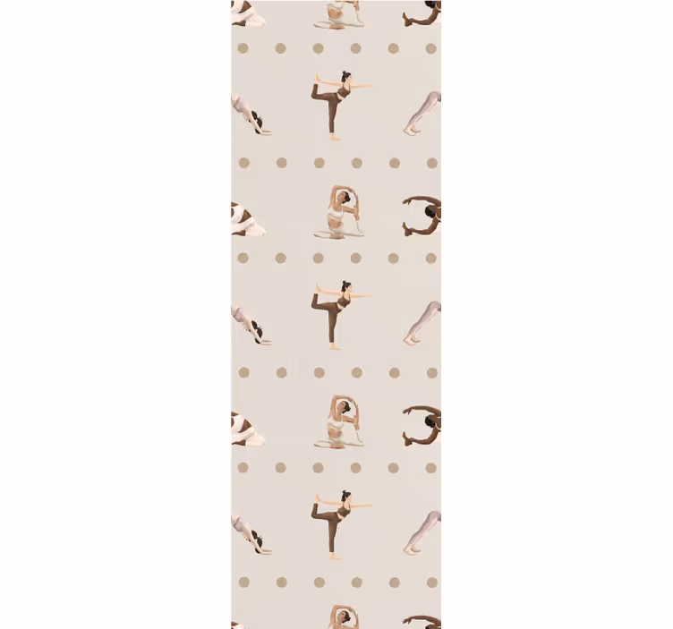 Figure v jogi umetniško tapeta - TenStickers