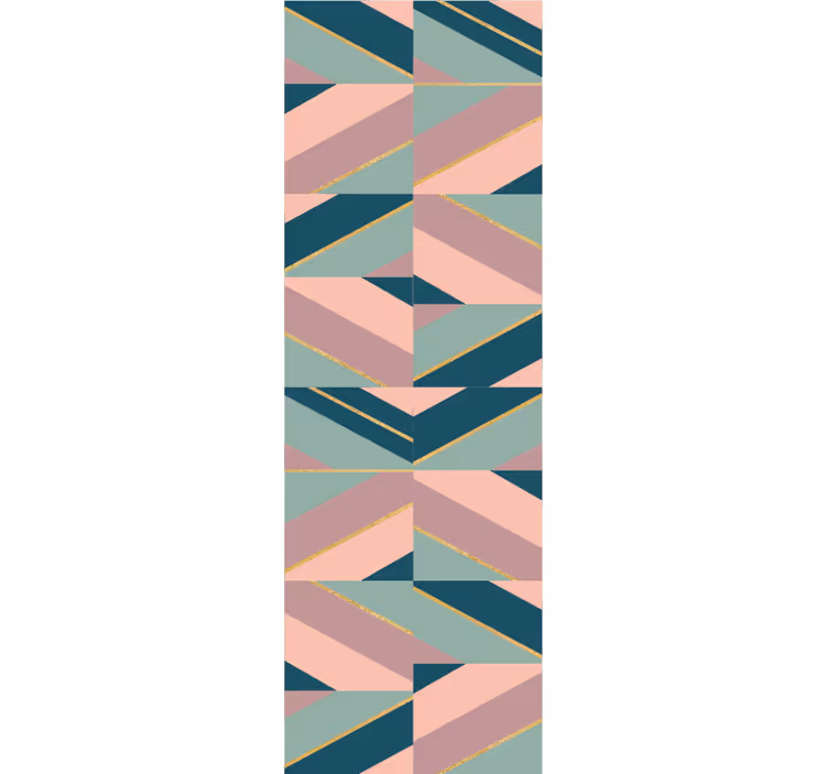 Abstraktni pastelni koti geometrijski zidni papir - TenStickers