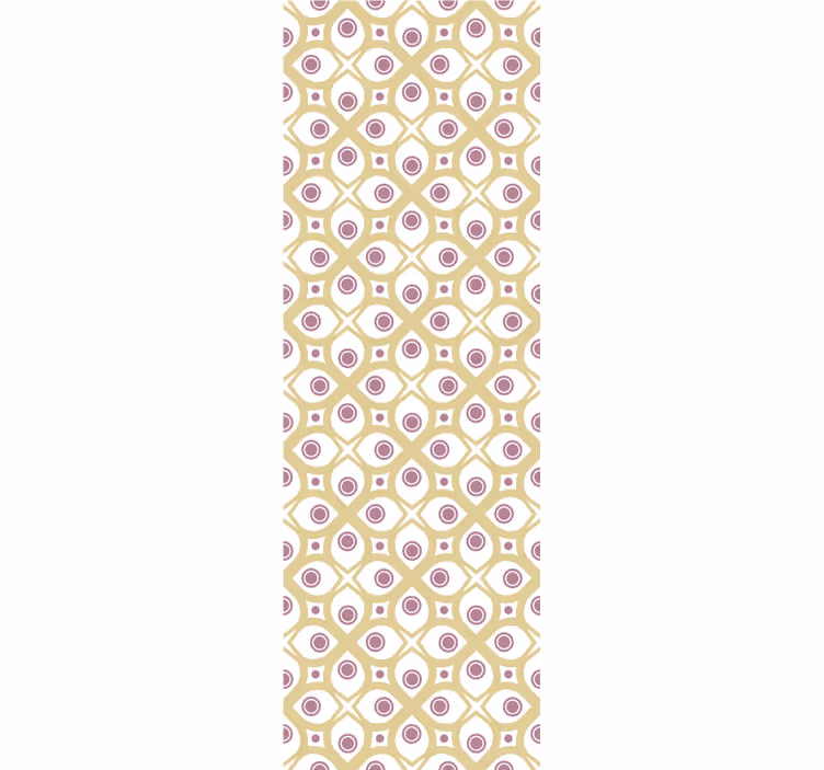 Retro vzorec oči geometrijski ozadje - TenStickers