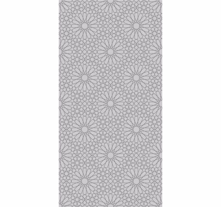 Eleganten siv potisk cvetlični ornamentalni zidni papir - TenStickers