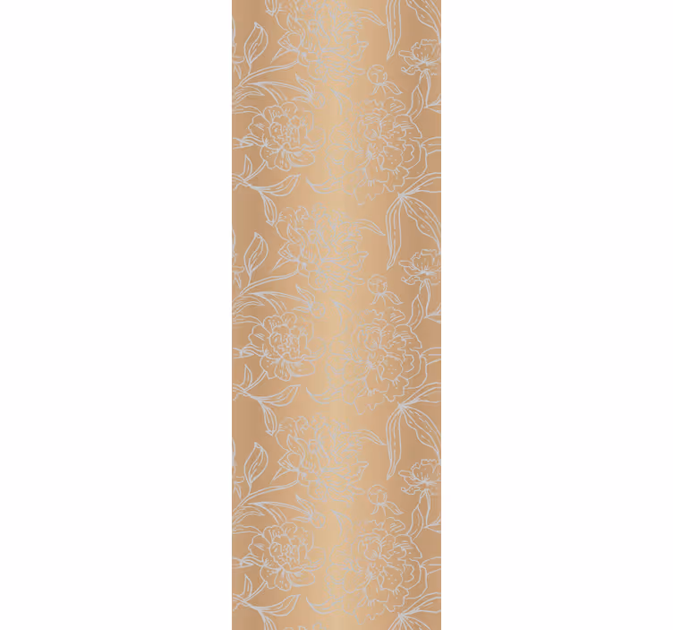 Delicate floral accents cvetlični ornamentalni zidni papir - TenStickers
