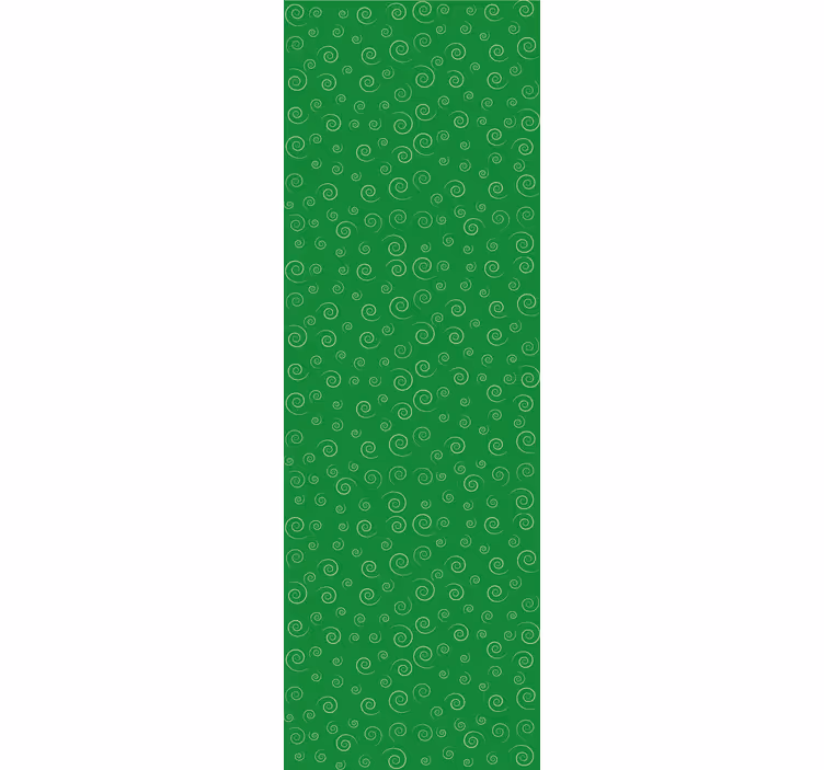 Spiralni zeleni vrtinci Tapeta z vzorci in teksturami - TenStickers