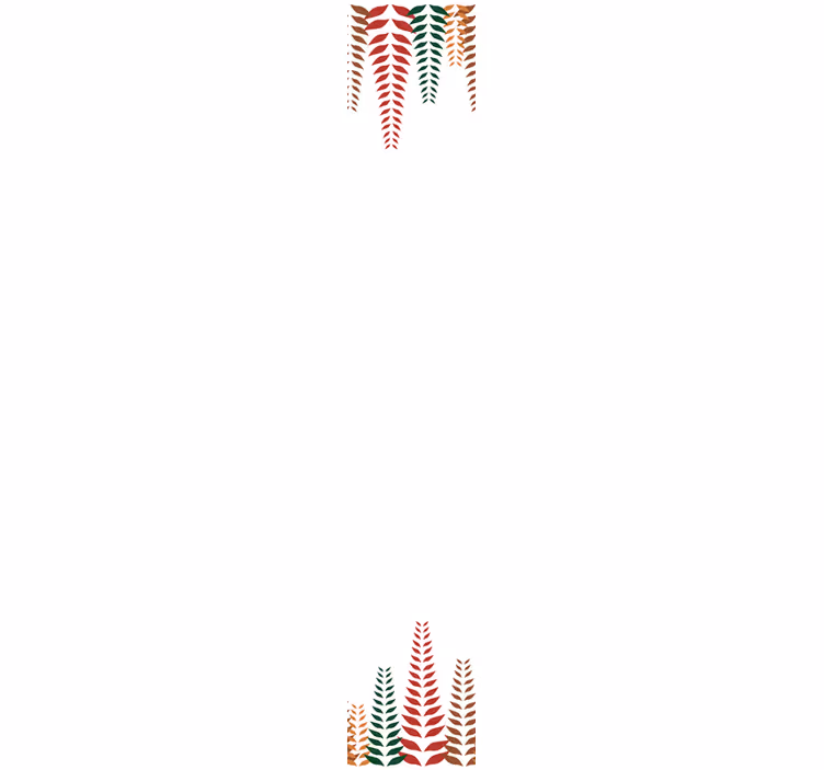 Elegantne oblike praproti tapeta z motivom vrtnice - TenStickers